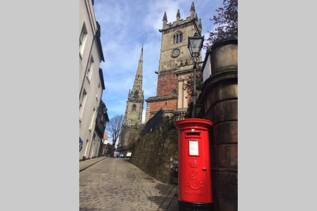 Luxury Townhouse In Town Centre, Views, River Walk, Free Parking Shrewsbury Exteriér fotografie